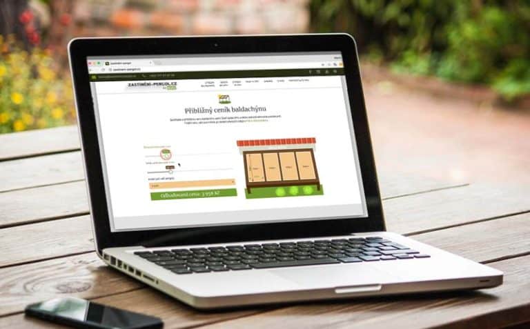 Ceník na webu zastineni-pergol.cz